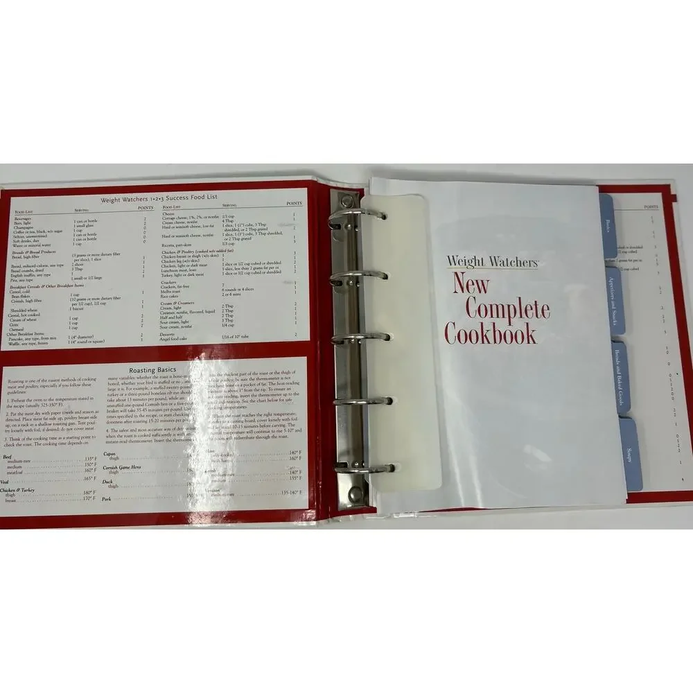Weight Watchers New Complete Cookbook 1998 Features 123 Success 500‎ Recipes